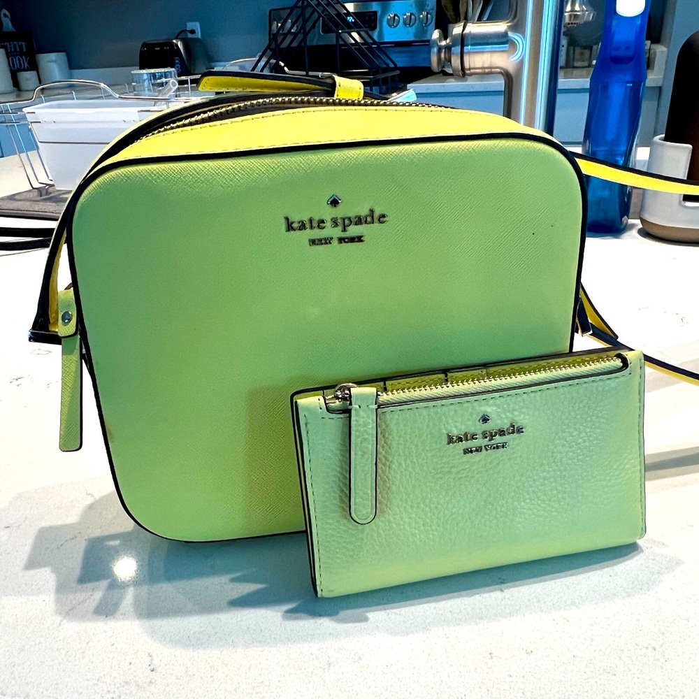 Kate spade crossbody and matching wallet